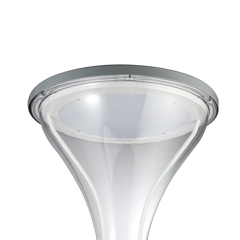 Lumière de jardin LED haute luminosité YMLED-6135B, nouveau Design, éclairage supérieur de poteau de parc