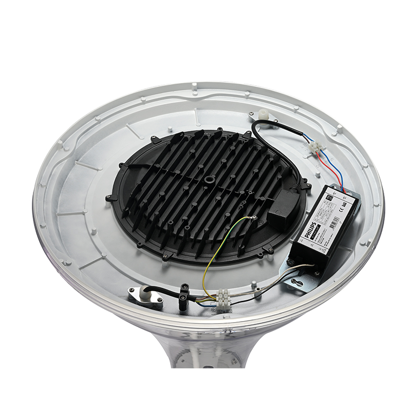 Lumière de jardin LED haute luminosité YMLED-6135B, nouveau Design, éclairage supérieur de poteau de parc