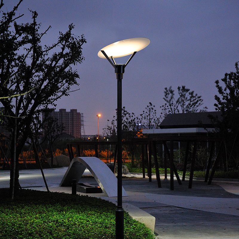 Lampe de jardin LED en aluminium pour l'extérieur, éclairage d'extérieur, pour parc, route, cour, YMLED-6146B