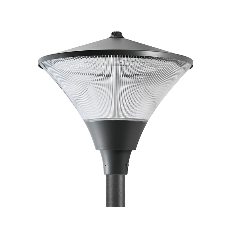 Luminaire de poteau supérieur à LED YMLED-6116, corps en aluminium moulé sous pression, lampe de jardin LED de paysage
