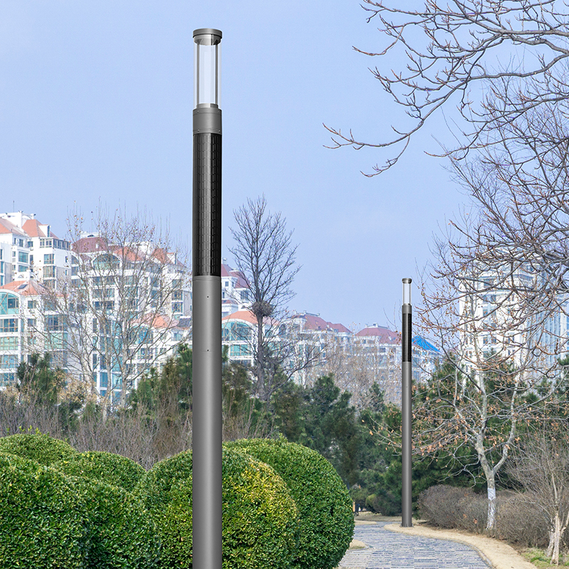 Lampadaire solaire vertical haute efficacité YMLED-6811
