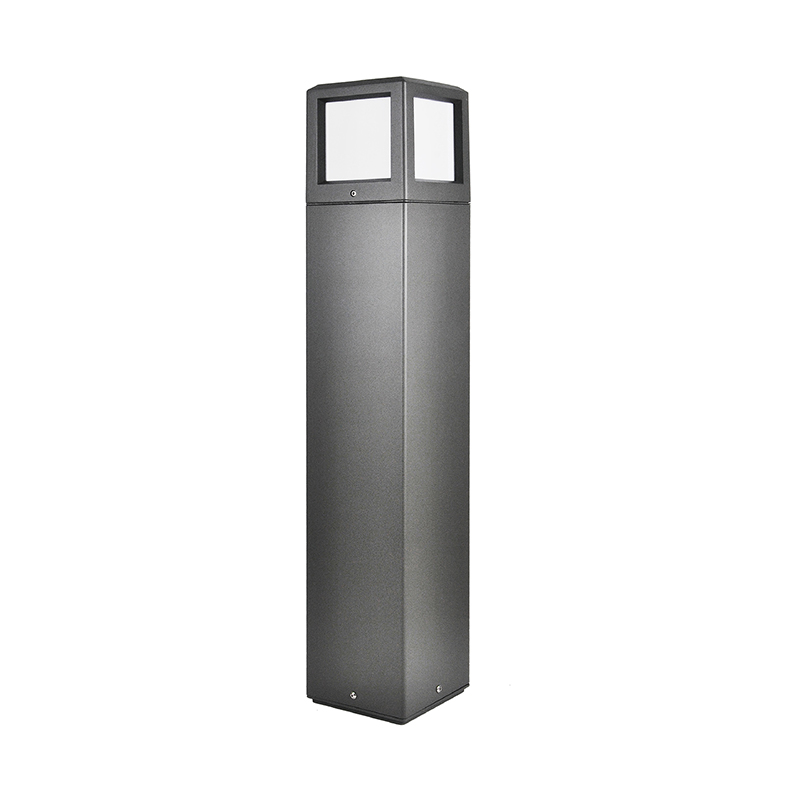 Lampes de jardin à bornes LED en aluminium modèle carré YMLED-6208