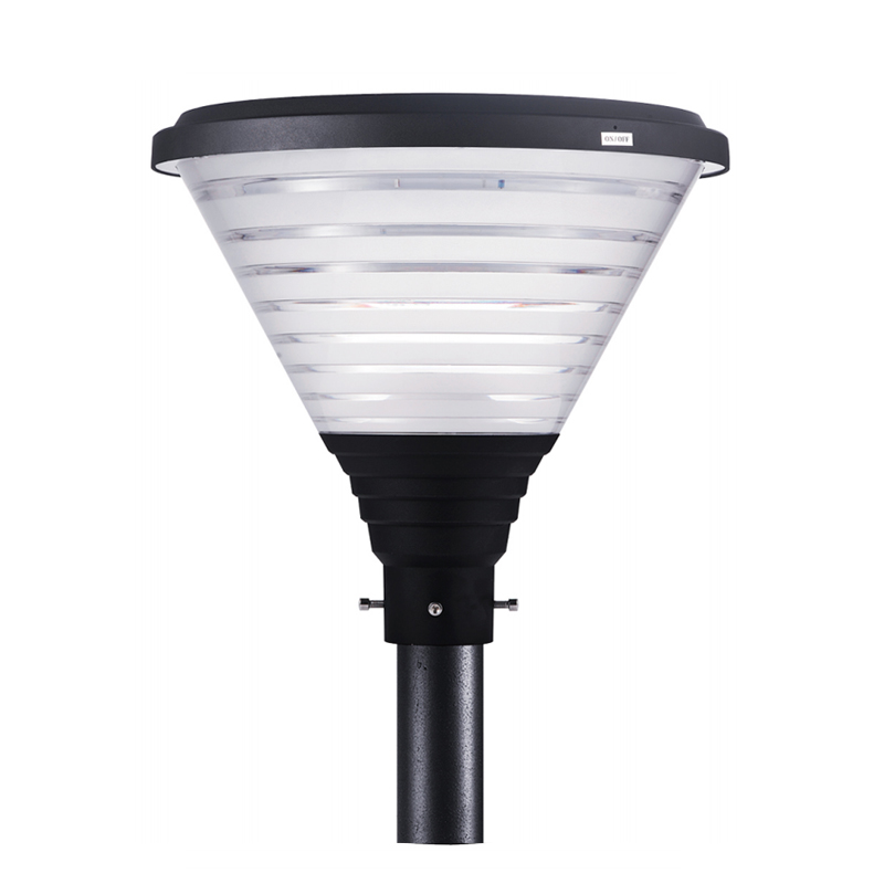 Réverbères extérieurs en aluminium à panneau solaire intégré YMLED-6804