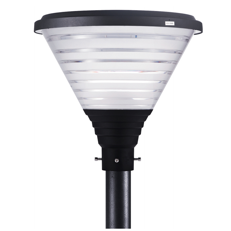 Réverbères extérieurs en aluminium à panneau solaire intégré YMLED-6804