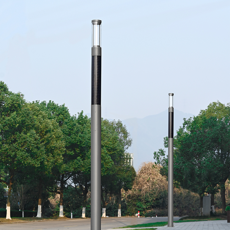 Lampadaire solaire vertical haute efficacité YMLED-6811