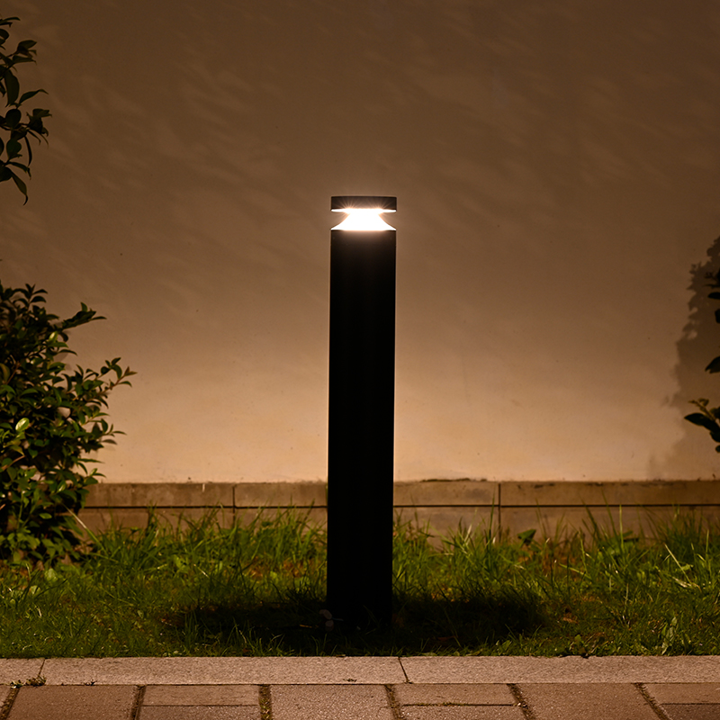 Borne de jardin extérieure YMLED-6237 pour éclairage d'allée paysagère