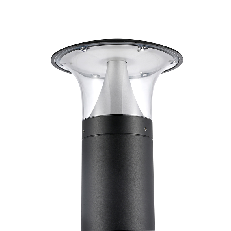 YMLED-6242 Aluminium à 360 degrés avec éclairage de pelouse extérieur PC