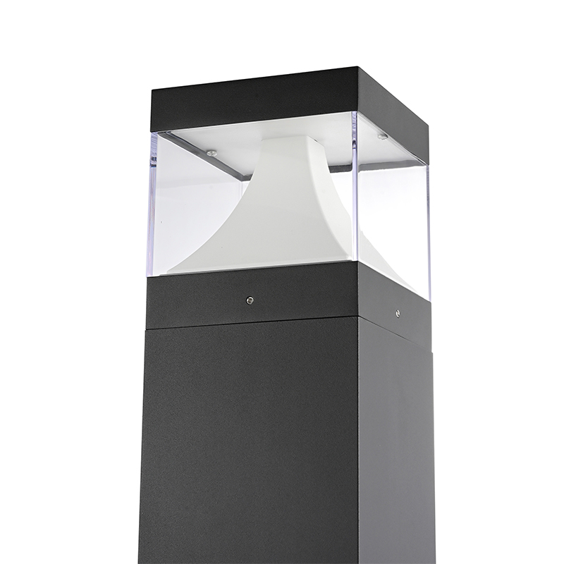 Éclairage de pelouse en aluminium de vente chaude de modèle carré YMLED-6243