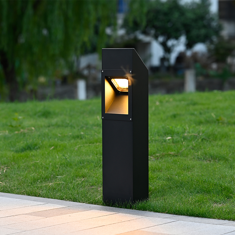 YMLED-6246 Nouvel éclairage de pelouse à borne LED extérieure rectangulaire